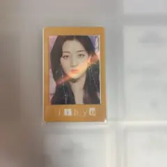 TWICE ジヒョ Taste of Loveの特典カードです