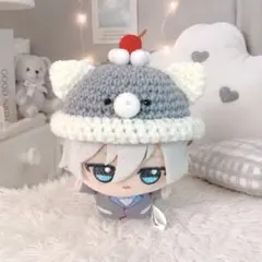 ぬい服 ニット帽 ハンドメイド 10cm にじぱぺっと - メルカリ