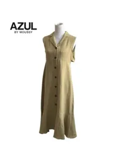 ★ アズールバイマウジー　オープンカラー　ノースリーブ　マーメイド　ワンピース