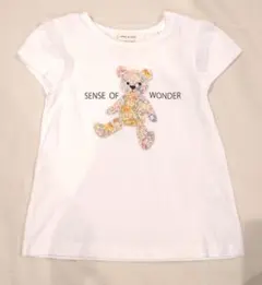 SENSE OF WONDER くま リバティ Tシャツ 90のサムネイル