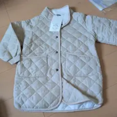 SEASON　REASONベージュ キルティングジャケット 120　新品