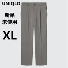 新品　ユニクロ　タックテーパードパンツ　ウルトラライト ワイドフィット　XL