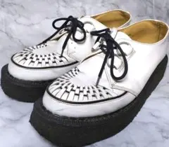 ジョージコックス 3588 ラバーソール 白 UK8 パンク 英国製