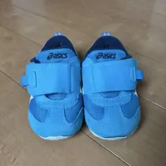 asics キッズシューズ ブルー　15cmのサムネイル