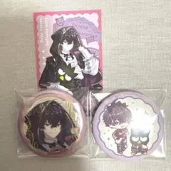 にじさんじ Oriens×サンリオ 佐伯イッテツ 缶バッジ チェキ風カード