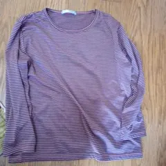 ストライプ 長袖 Tシャツ　インナー LLサイズ