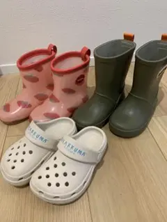 子供用長靴・サンダル３点セット