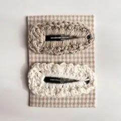 あんこ様専用　かぎ針編みヘアピン　3個セット