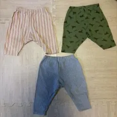 UNIQLO 80サイズ子供用パンツ 3点セット