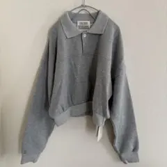 新品INSCRIRE vintage sweat short pull over