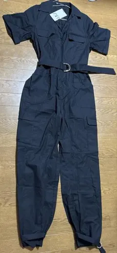 ZARA オーバーオール　ブラック