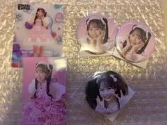 松本かれん　缶バッジ　クリアカード　ステッカー