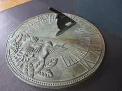 美術工芸品 十二支水晶時計 昭和レトロ アンティーク品 動作確認済み