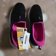 Kaepa スリッポン ブラック/ピンクサイズ24㎝