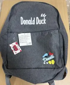 Disney Donald Duck ドナルドダック　リュック グレー 刺繍のサムネイル