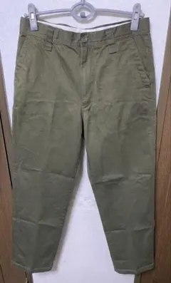 UNIQLO ワイドフィットチノ 38 DARK BROWN