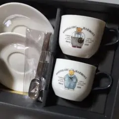 【新品／訳あり】昭和レトロ　内藤ルネ　ノスタルジックハーモニー　カップ＆ソーサー