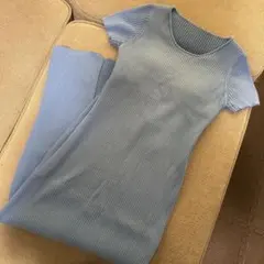 searoomlynn ブラトップつきワンピース M ブルー　完売品