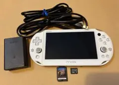 PS Vita ホワイト 本体 充電器・マインクラフト付