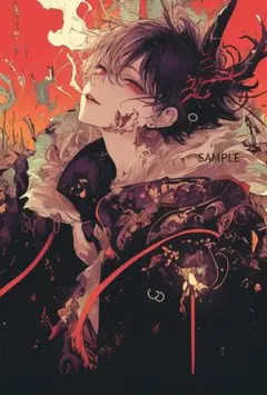 3023チャイナ服の魔族ステッカー