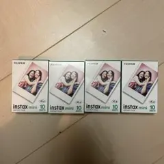 FUJIFILM instax mini 10枚入り 4個セット 40枚
