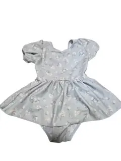 アプレレクール　ワンピース水着　グリーン　花柄　サイズ110