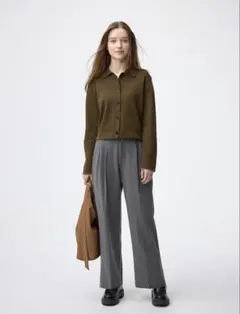 GU タックワイドパンツ　XL (標準丈70.0〜74.0cm)