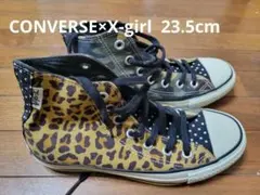 美品♥️CONVERSE×X-girl コラボスニーカー　23.5cm