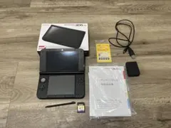 ニンテンドー3DSLL ブラック　充電器　タッチペン　SDカード　箱付き