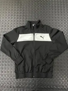 美品　PUMA ジップアップジャケット 160サイズ 黒/白