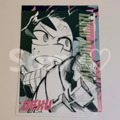 緑谷出久 アートカード ヒロアカ 池袋店 先行 ジャンプショップ