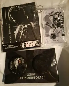 バッキー3点セット　ハッピーくじ　マーベル