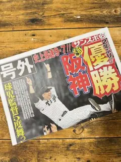 阪神タイガース　優勝　サンスポ　号外　９/７
