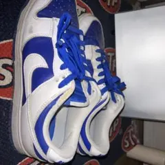 NIKE ホワイト/ブルー スニーカー