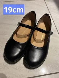 ペコちゃんさま専用⭐︎ミキハウス　黒　フォーマルシューズ 19.0cm 日本製