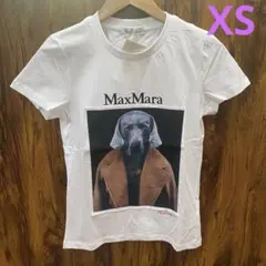 値下げ！NY購入　MaxMara 犬プリント Tシャツ 半袖　新品未使用 値下げ！NY購入 MaxMara 犬プリント Tシャツ 半袖 新品未使用