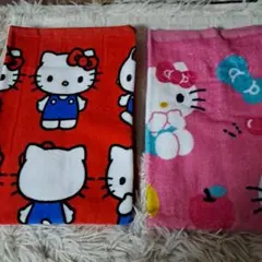 ハローキティ フェイスタオル 2枚セットのサムネイル