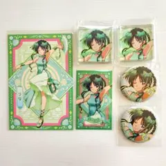 ぴちぴちピッチ ロリータチャイナ くじとも リナ カード 缶バッジ ポストカード