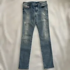 Diesel ライトブルー スリムフィット デニム　レディース　S