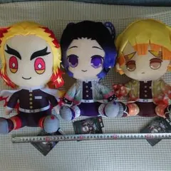 鬼滅の刃  ぬいぐるみ3個セット