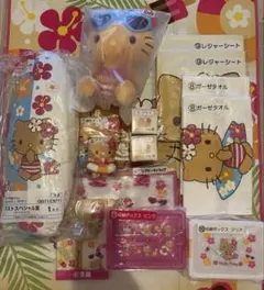 サンリオ当たりくじ　日焼けキティ14点セット