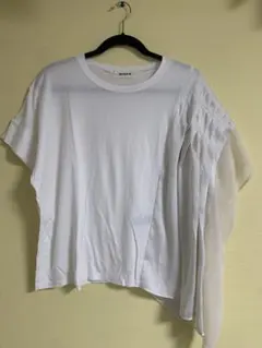zucca アシンメトリー 半袖 Tシャツ ホワイトのサムネイル