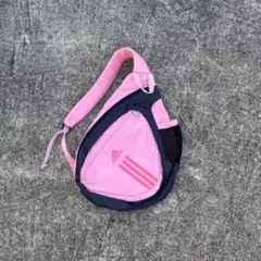 【古着】00s adidas ピンク ショルダーバッグ y2k 平成