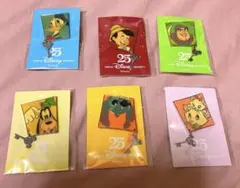 東京ディズニーリゾート 25周年 ピンバッジ 6個セット 非売品