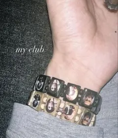 bazo1199 forever 27club ブレスレット 黒 - メルカリ
