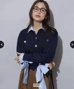 完売品☘️Arpege story☘️ 襟付きジャケットカーデ 完売品☘️Arpege story☘️ 襟付きジャケットカーデ - メルカリ