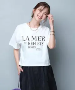 ジャスグリッティー　クロップドロゴTシャツ