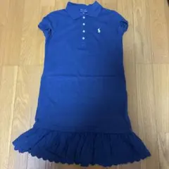 ラルフローレンワンピース　ネイビー　M(8-10)