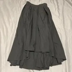 coca ロングスカート アシンメトリー ブラック