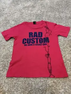 【期間限定出品】RAD CUSTOM スカルプリント Tシャツ ピンクのサムネイル